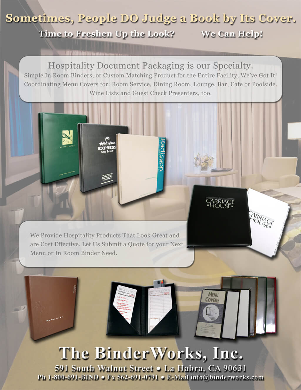 Hospitality Products Flyer